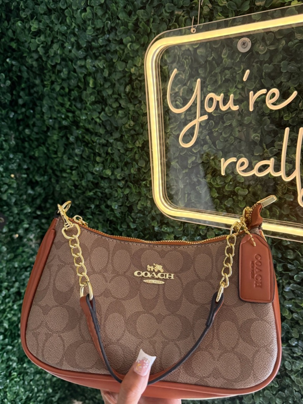 Coach Teri Shoulder Purse